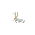 (4pcs/lot) Legless Chair Seat Cushion Traditional Furniture Living Room Floor Seating Tatami Chair (Blue 43x47x38cm)