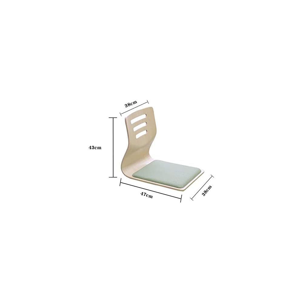 (4pcs/lot) Legless Chair Seat Cushion Traditional Furniture Living Room Floor Seating Tatami Chair (Blue 43x47x38cm)