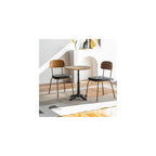 Industrial American Household Retro Iron Soft Package Backrest Armchair Restaurant Bar Chair(D)