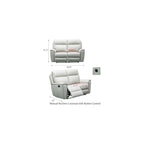 Aurex Leather 2 Seater Loveseat Living Room Furniture Set