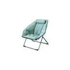 Hexagon Foldable Living Room Chair, Saucer Chair for Adults, Comfy Bedroom Lounge Chair, Moon Chair, Lazy Folding Chair for Dorm Rooms(Ottoman-Pink)