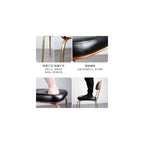 Industrial American Household Retro Iron Soft Package Backrest Armchair Restaurant Bar Chair(D)