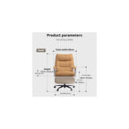 Office Chair Electric Massage Office Chair Ergonomic Reclining Leather Executive Chair for Long Sitting Comfort Adjustable