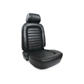 ProCar by Scat 80-1500-51R-LEATHER Black Leather Racing Classic Recliner Right Seat