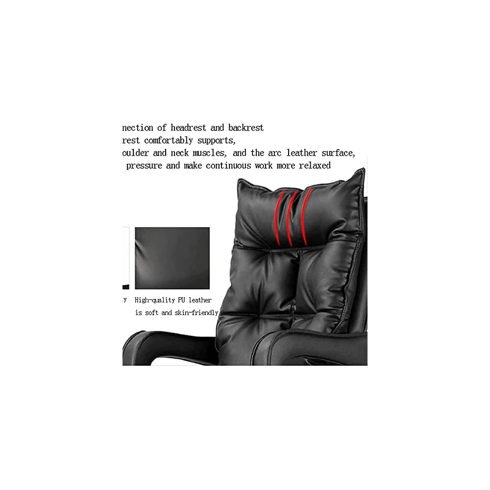 Office Chair Gameschair Leather Boss Chair Office Chair Business Swivel Chair Lift Executive Chair Ergonomic Computer Home Reclining Lounge Chair