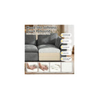 Oversized 110.5" Double-Layered and Soft Cloud Couch Modular Sectional Sofa Boneless Couches for Living Room 4-Seater L-Shape Couch with Ottoman Deep-Seat Chenille Memory Foam Dark Gray