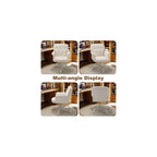 Teddy Velvet Office Chair, White