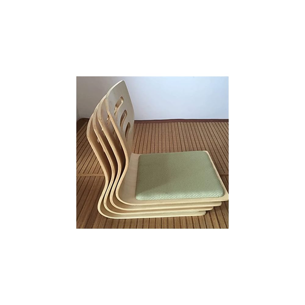(4pcs/lot) Legless Chair Seat Cushion Traditional Furniture Living Room Floor Seating Tatami Chair (Blue 43x47x38cm)