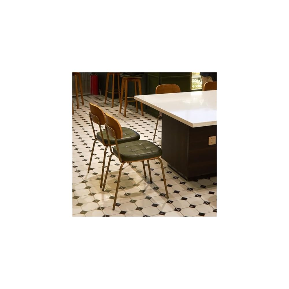 Industrial American Household Retro Iron Soft Package Backrest Armchair Restaurant Bar Chair(D)