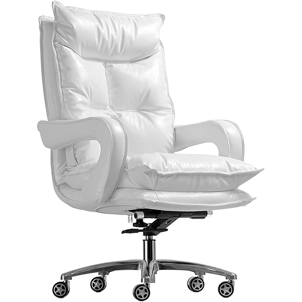 Office Chair Gameschair Leather Boss Chair Office Chair Business Swivel Chair Lift Executive Chair Ergonomic Computer Home Reclining Lounge Chair