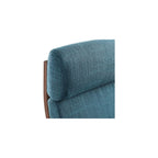 ProTuning POÄNG Rocking-chair, brown/Hillared dark blue